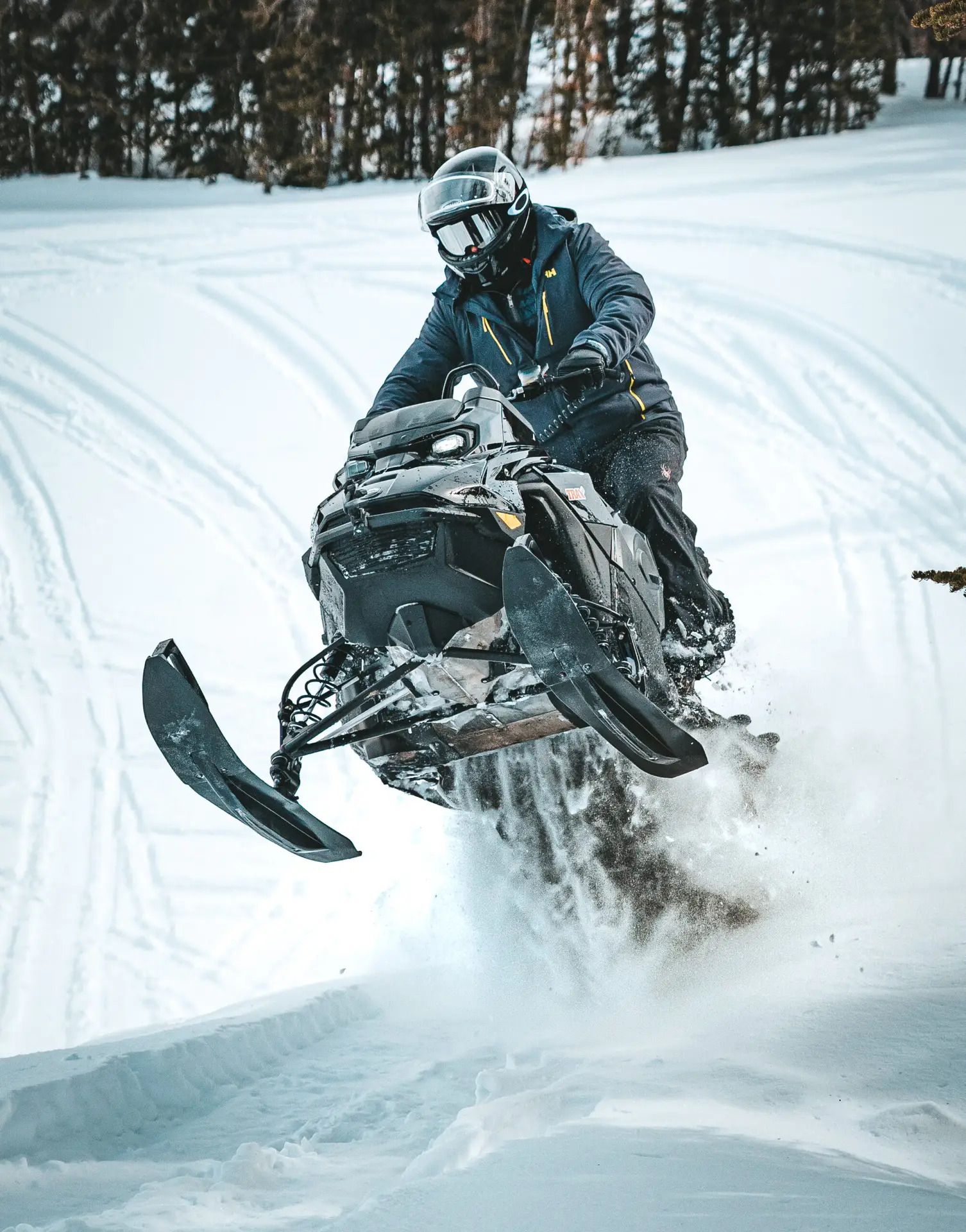 Snowmobiling
