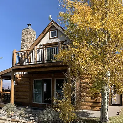 West end of cabin
